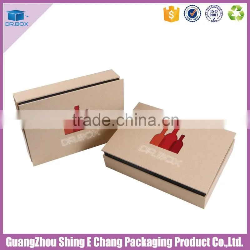 Customer made paper box packaging for wine,wine gift box packaging