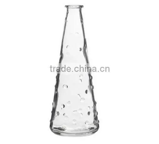 Hot sales wholesale clear glass vase home decoration flower glass vases