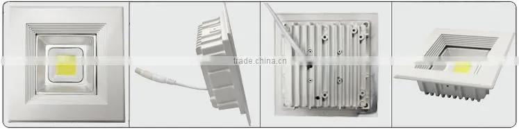 Warranty 3 years ROHS CE COB white color led down lighting