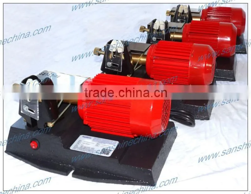 Bench twin cone fiberglass wire stripping machine