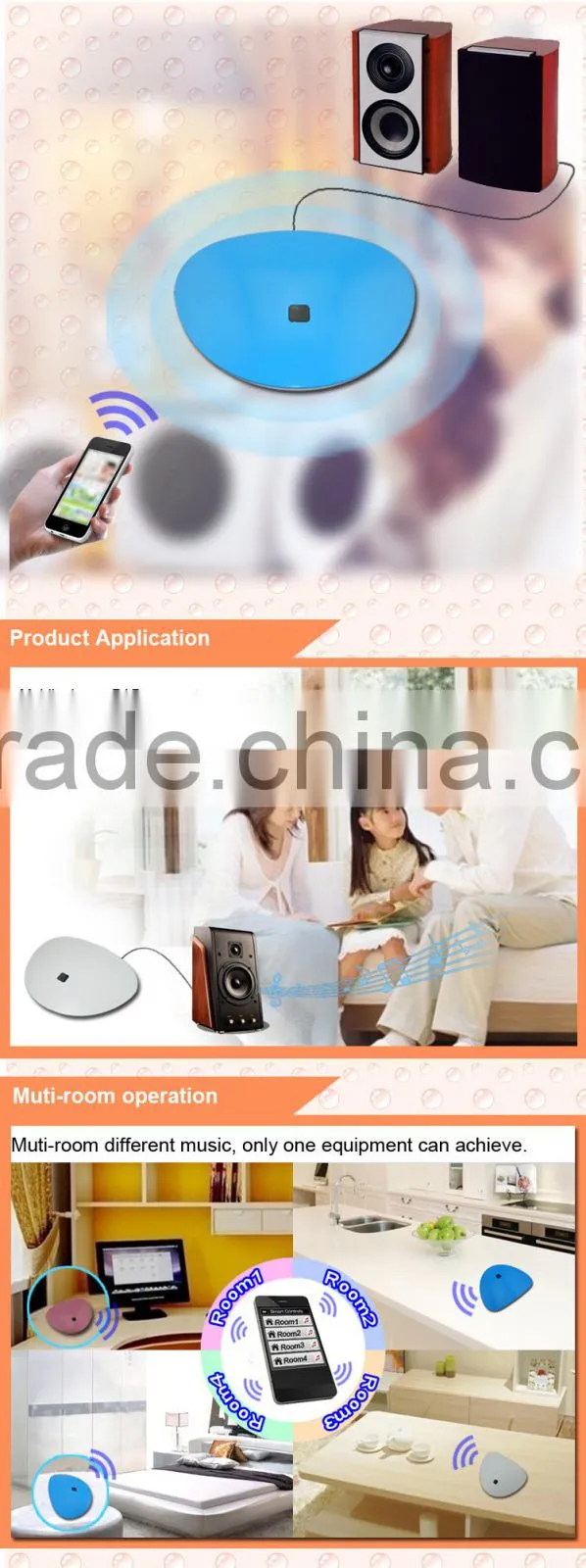 Compare OEM&ODM 2T2R wifi music receiver speaker manufacturer