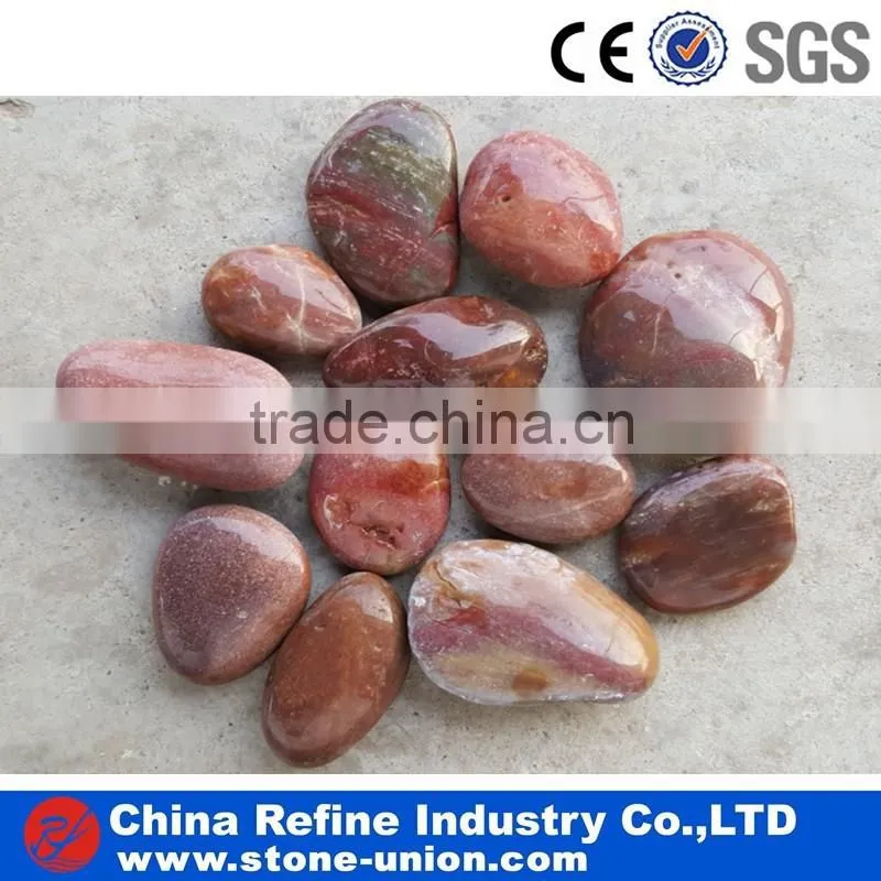 unpolished red cobblestones for sale