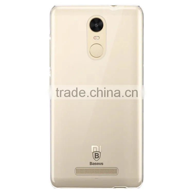 Baseus Sky Series Case for Xiaomi Rdmi Note 3 Clear Hard PC Rubber Back Case MT-5156