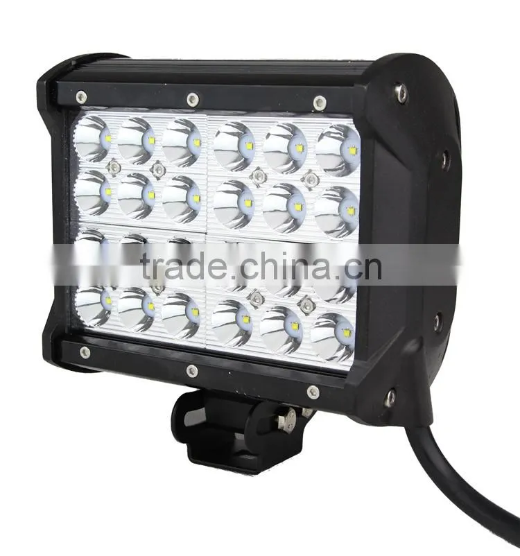 Shenzhen supplier best car accessories 6.5" 72w 4 row led light bar off road
