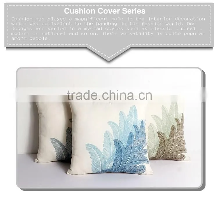 promotion cushion cover hand embroidery design