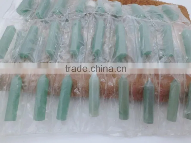 Wholesale Natural Tiger Eye Gems Stones Hexagonal Crystal Amazonite Point Healing Necklaces Earrings Pendant Beads Jewelry