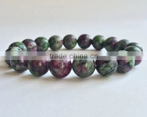 rubby zoisite Natural gemstone for necklace/bracelet fittings