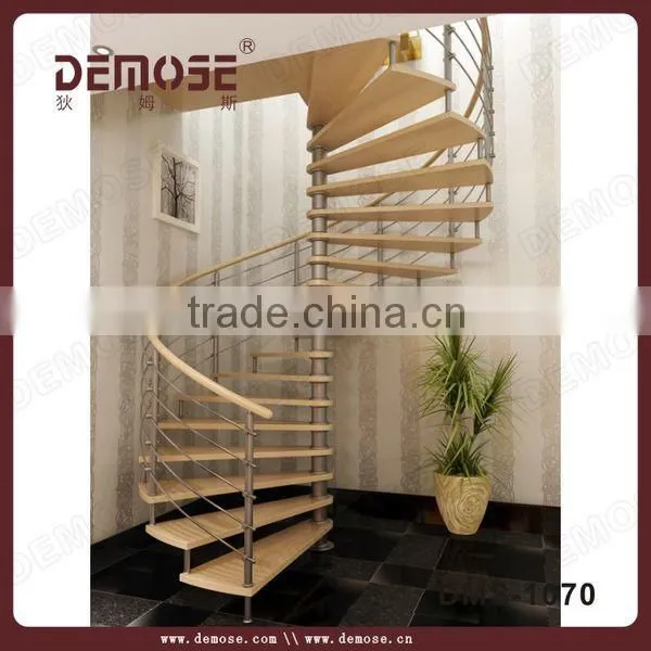 oak riser mono stringer stairs