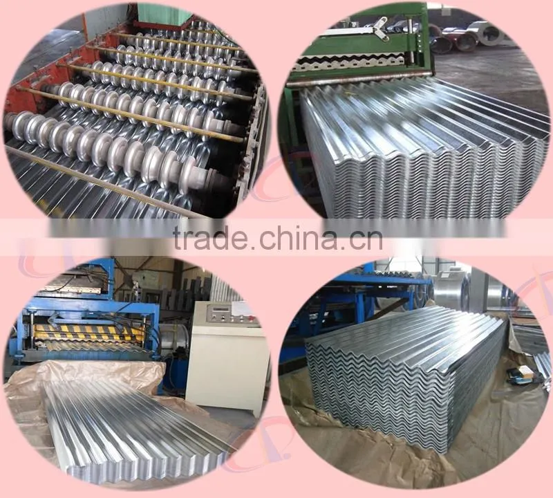China factory price high quality 28 gauge corrugated steel roofing sheet