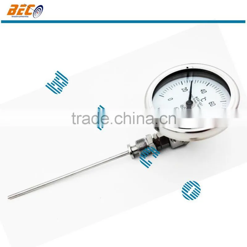 Industrial stainless steel universal temperature meter