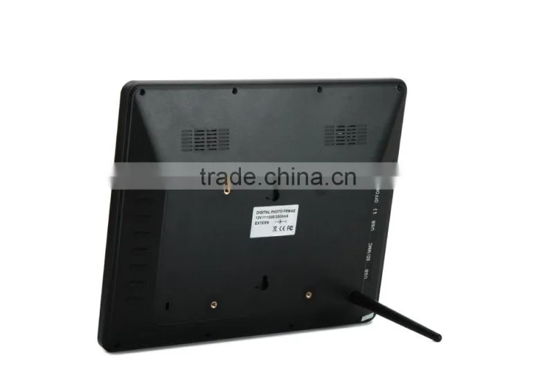 High resolution bulk picture frames digital photo frame 12 Inch Screen Acrylic HD Digital Photo Frame picture frame