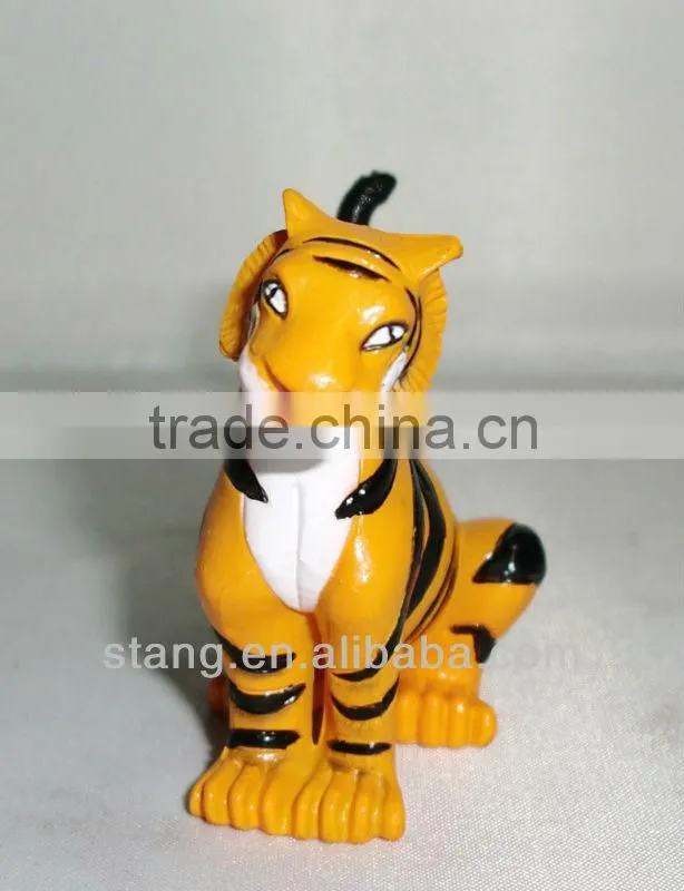 2013 Hot Sale PVC Tiger Doll Toys.Cartoon Doll Craft