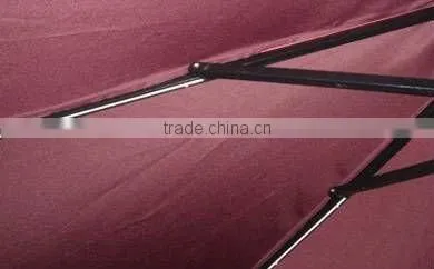 2015 most fashion double layer 3m*3m automatic solar umbrella with led lights, sensor and remote control