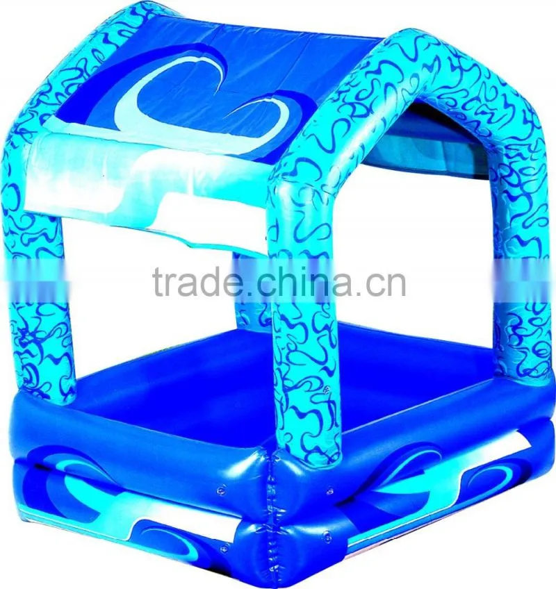 2016 hot sale cute inflatable pool /pvc pool baby swim pool baby castle baby toy