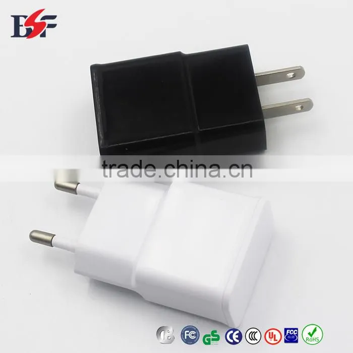 EU/US plug 5v single usb adapter of good quality