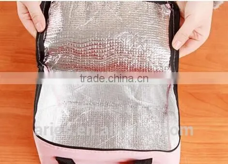 Candy Colors Portable Bag Cooler Bag Fresh Bag Lunch Bag Tote Small Bag HOT