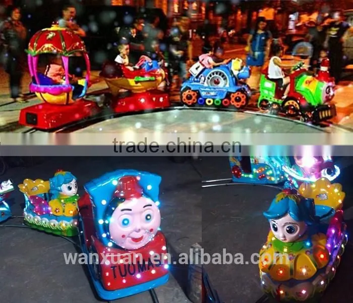 Cartoon train, children electric trains