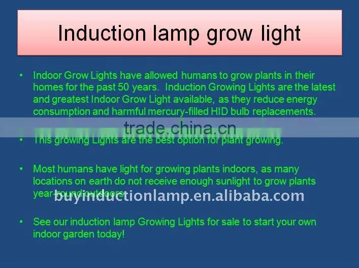 2700K E40/E27 40W Induction lamp grow light low deline than LED grow light