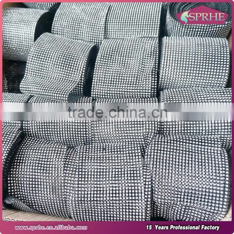 Gold Diamond Mesh Ribbon Wrap