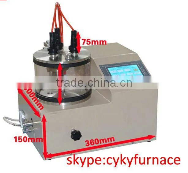 3 Rotary Targets Plasma Sputtering Coater with vacuum pump