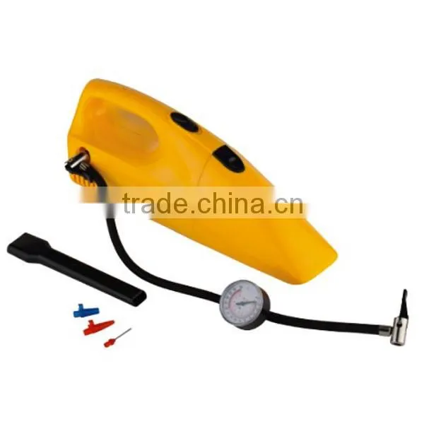 VC-107 2 in 1 Tire Inflator DC 12V Vacuum Cleaner with Air Compressor
