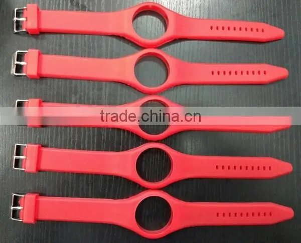 Silicone custom printed watch strap
