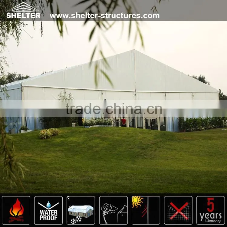 Semi- permanent building with abs panel wall wedding party tent for sale