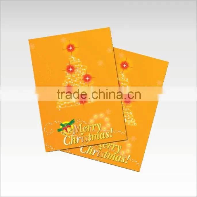 2013 The best-selling music greeting card/LED greeting card for christmas day