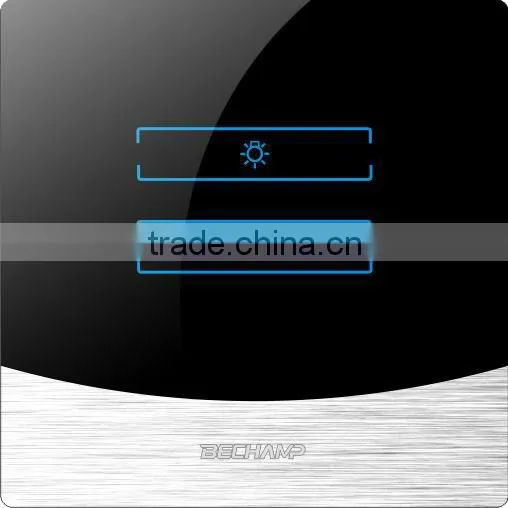 High quality Touch Screen Smart Home Hotel Wall Light Switch