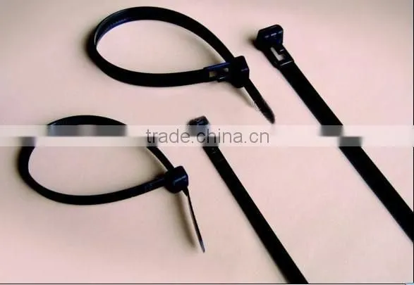 wholesale good market 8*250 releasible Nylon Cable Ties with UL certificate