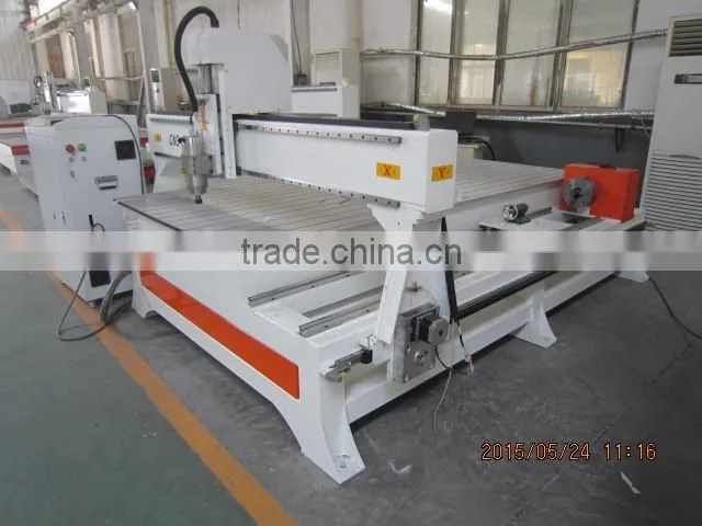 SM1325R 250mm diameter cylinder statue wood engraving 4 axes cnc router