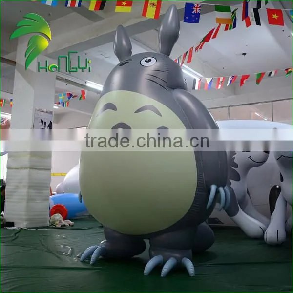 Customized Promotion Inflatable Cartoon Totoro / Inflatable Animal Cat Toy Model