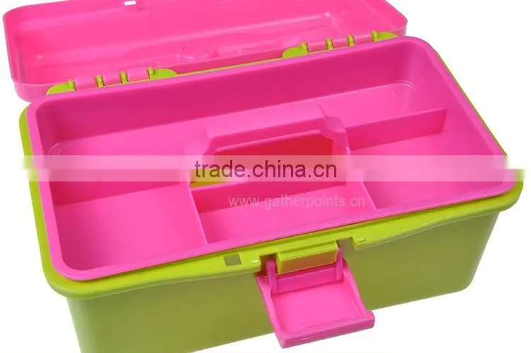 Color Empty Plastic First Aid Box