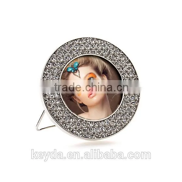 Rectangle Shaped Metal Photo Frame Key Chain