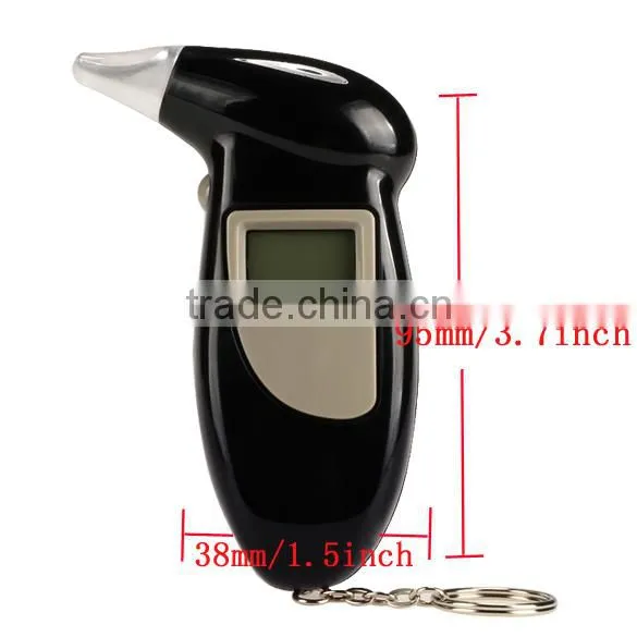Portable High Precision Digital Display Wine Alcohol Breath Tester with LCD Clock SV023291