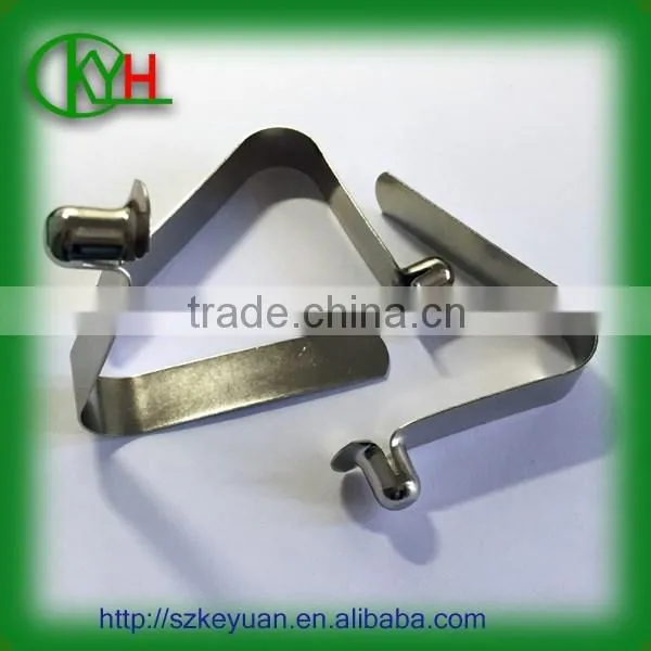 Progressive stamping metal spring clip flat spring steel u clips