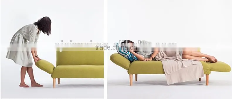 Fabric fold down sofa (sofa bed) HLM-4011