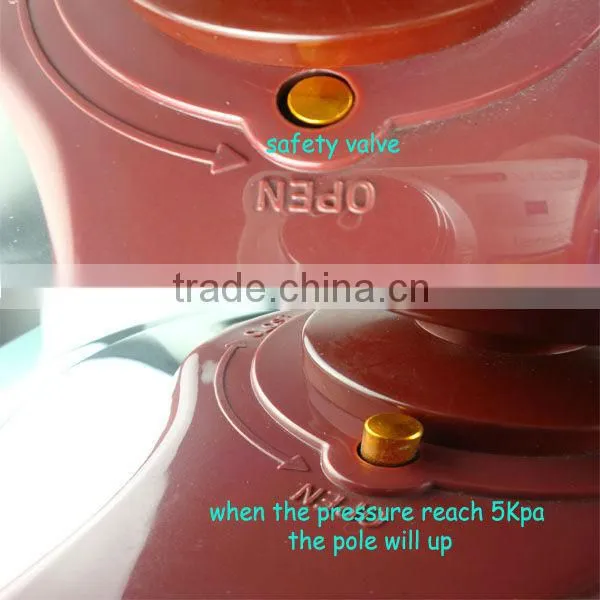 18/8 best brand stainless steel cookware, sandwich bottom, suitable to gas stove & induction cooker, DSA22cm 8L
