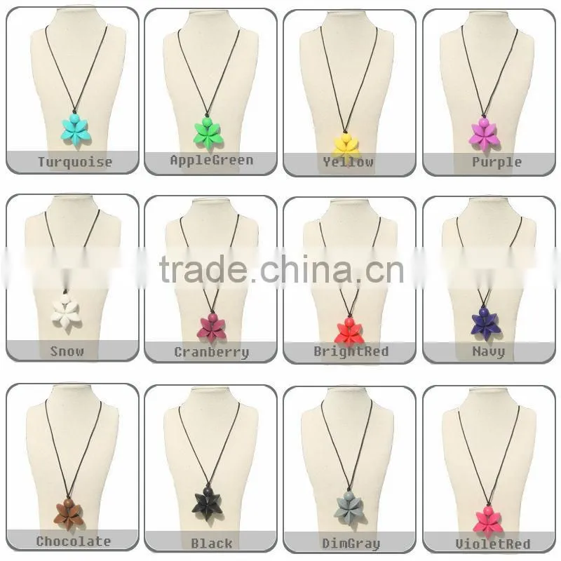 Silicone Teething Beads DIY Jewelry for Mother Jewelry Baby Chewing Necklaces