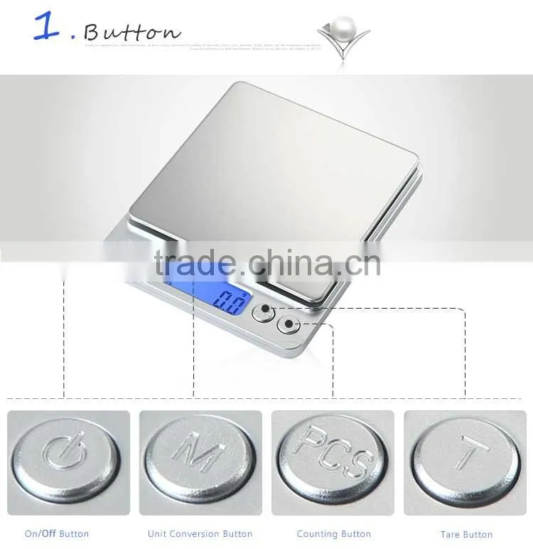 Professional Mini Electronic Digital Jewelry Scale