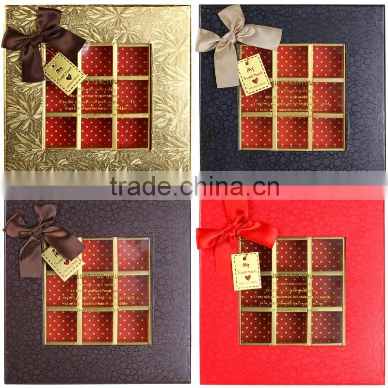 Decorative candy boxes gift box, with ribbon decorative box for candy