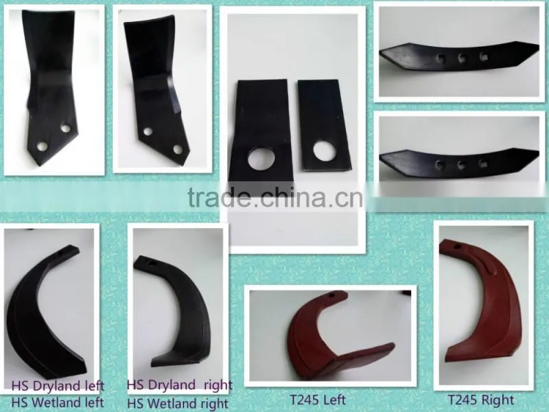 L type roatry tiller blade