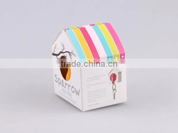 Sparrow plastic keyring
