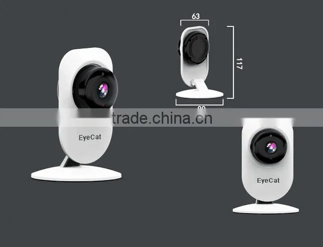 New Arrival Support WPS APP Video Push TF Card Slot Baby Monitor 720P Mini Wireless IP Camera