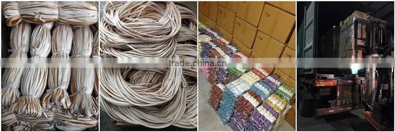 kaiyuan manufacturer metallic gold and silver bias tape lurex piping cord