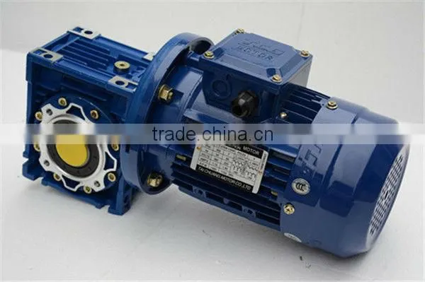 4Poles NMRV Worm Gear Motor Alumiunum housing