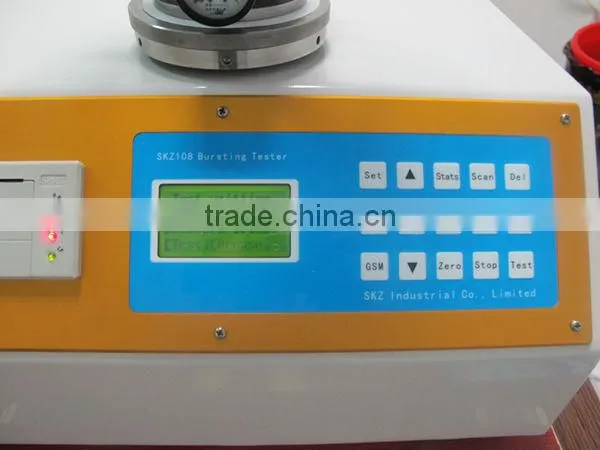 Digital mullen bursting strength testing machine