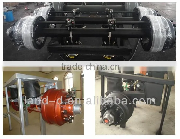 Trailer Axle German Axle 13T 16T with high quality and big heavy from CHINA