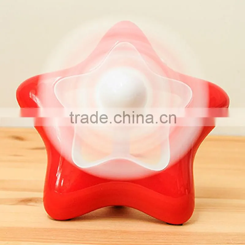 New products 2016 rechargeable star shape fan small usb powered fan 5V usb fan