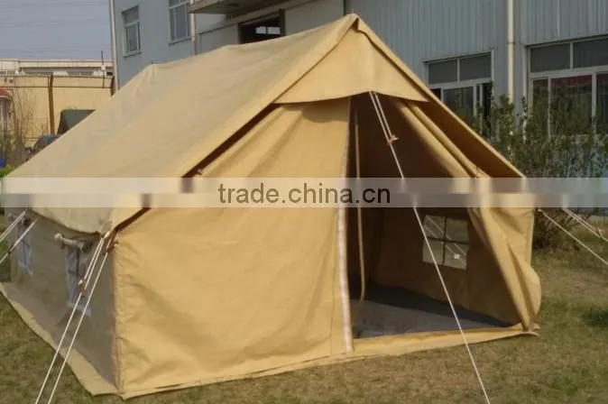 Single Layer and Canvas Fabric camping family tent